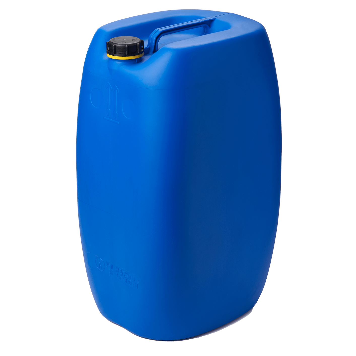 Kanister 60l blau 2500g.mit UN-X-Gefahrgut- und Lebensmittelzulassung inkl. Entgasungsventil OV61