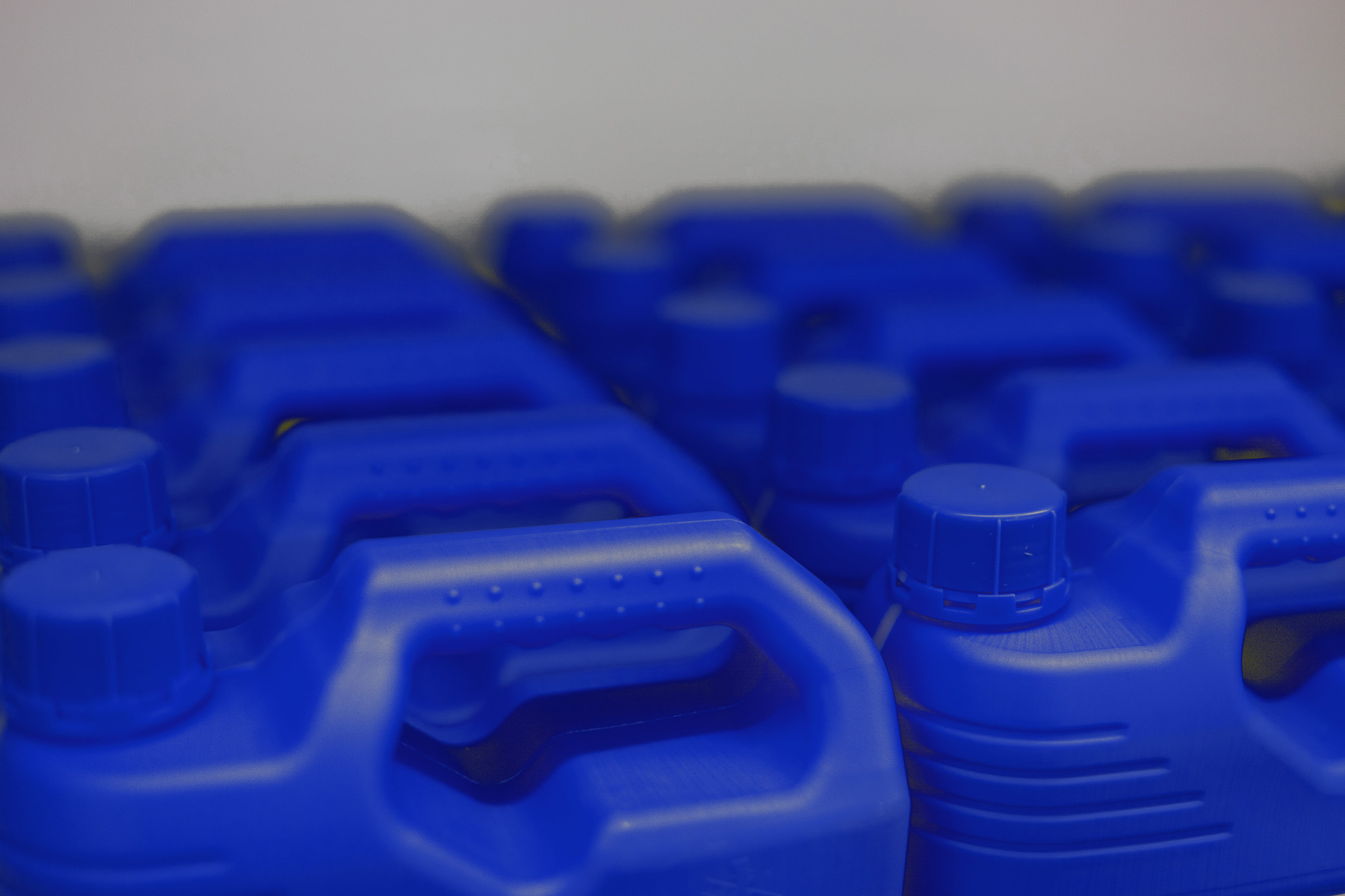 60 L Kunststoffkanister, blau, lebensmittelecht, UN Zulassung